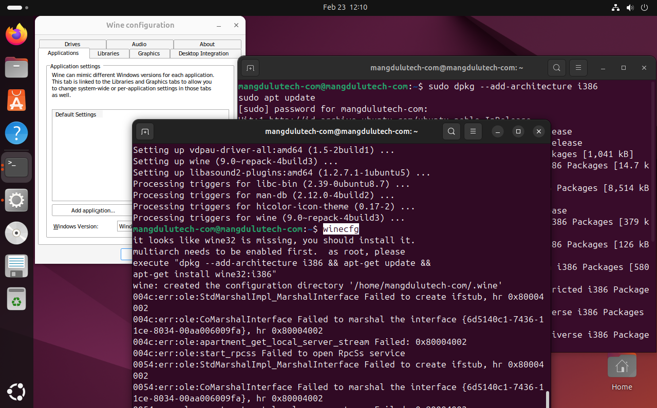 How to install and configure Wine on Ubuntu